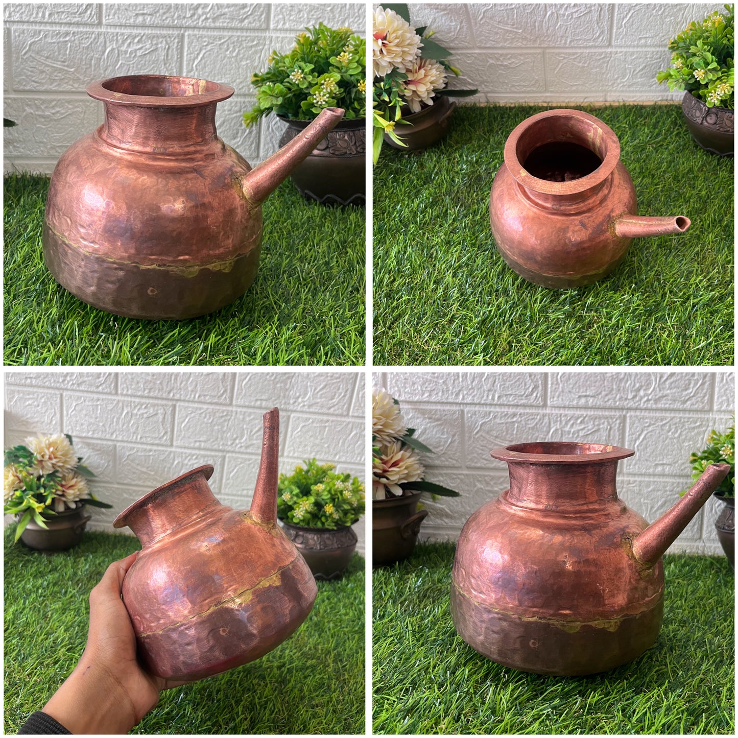 Copper Kamandalam - Antique Kalash - Bombay Antiques
