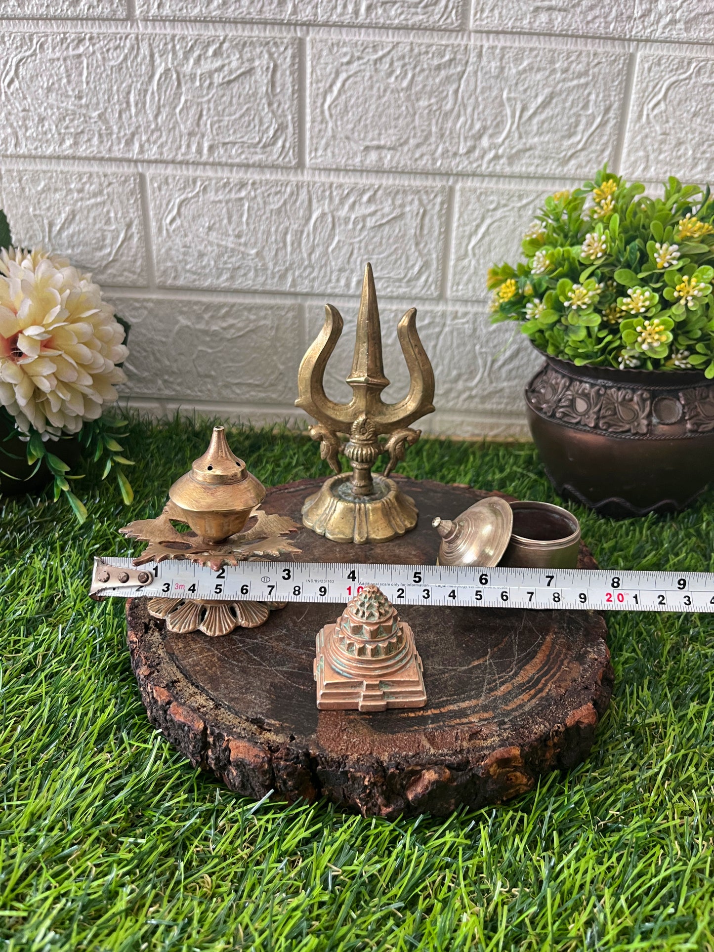 Brass Small Decor Item In Set - Antique Items - Bombay Antiques
