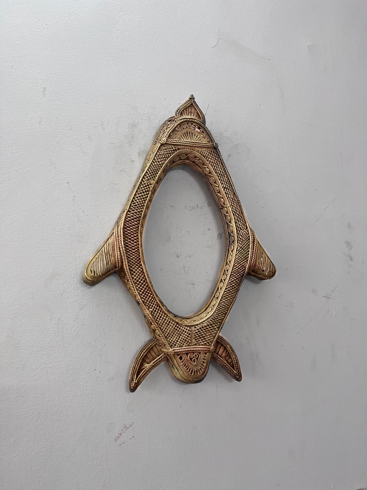 Antique Rare Brass Frame - Decor Item - Bombay Antiques