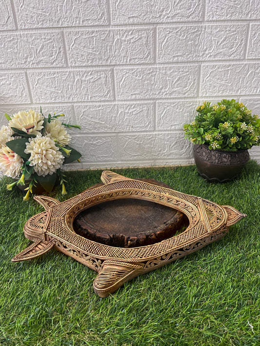 Antique Rare Brass Frame - Decor Item - Bombay Antiques