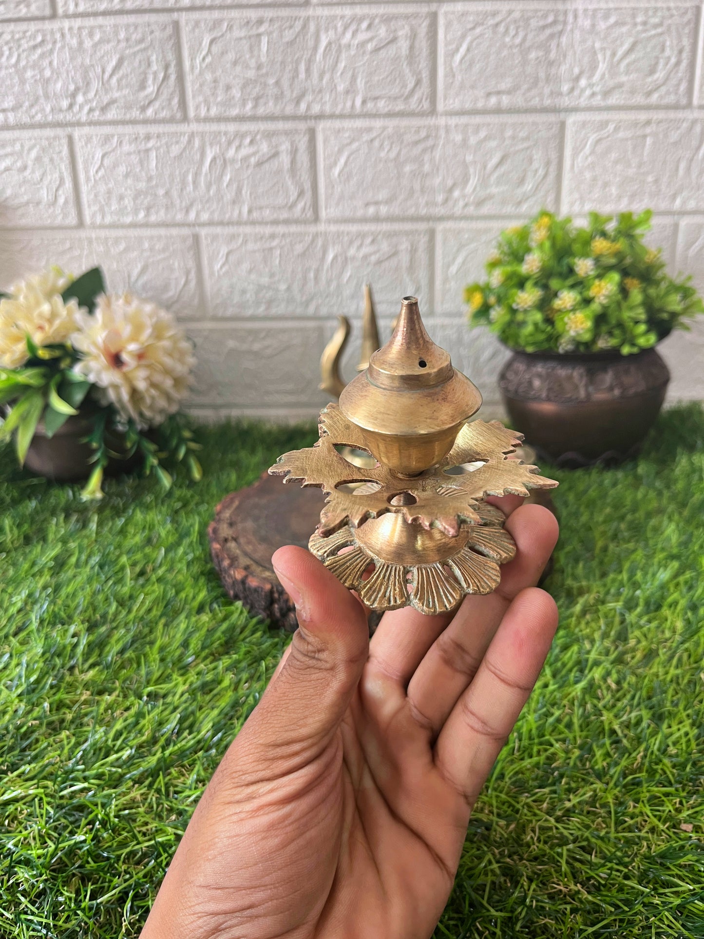 Brass Small Decor Item In Set - Antique Items - Bombay Antiques