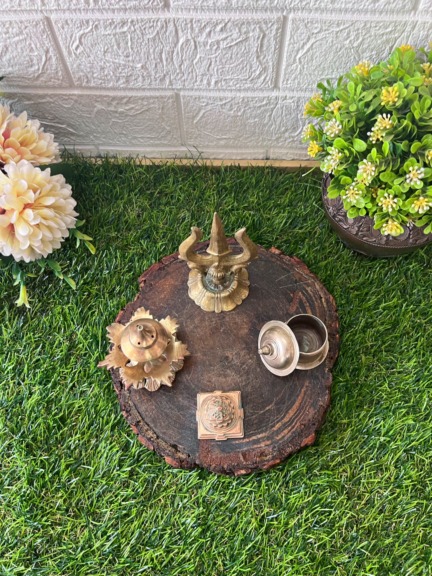 Brass Small Decor Item In Set - Antique Items - Bombay Antiques