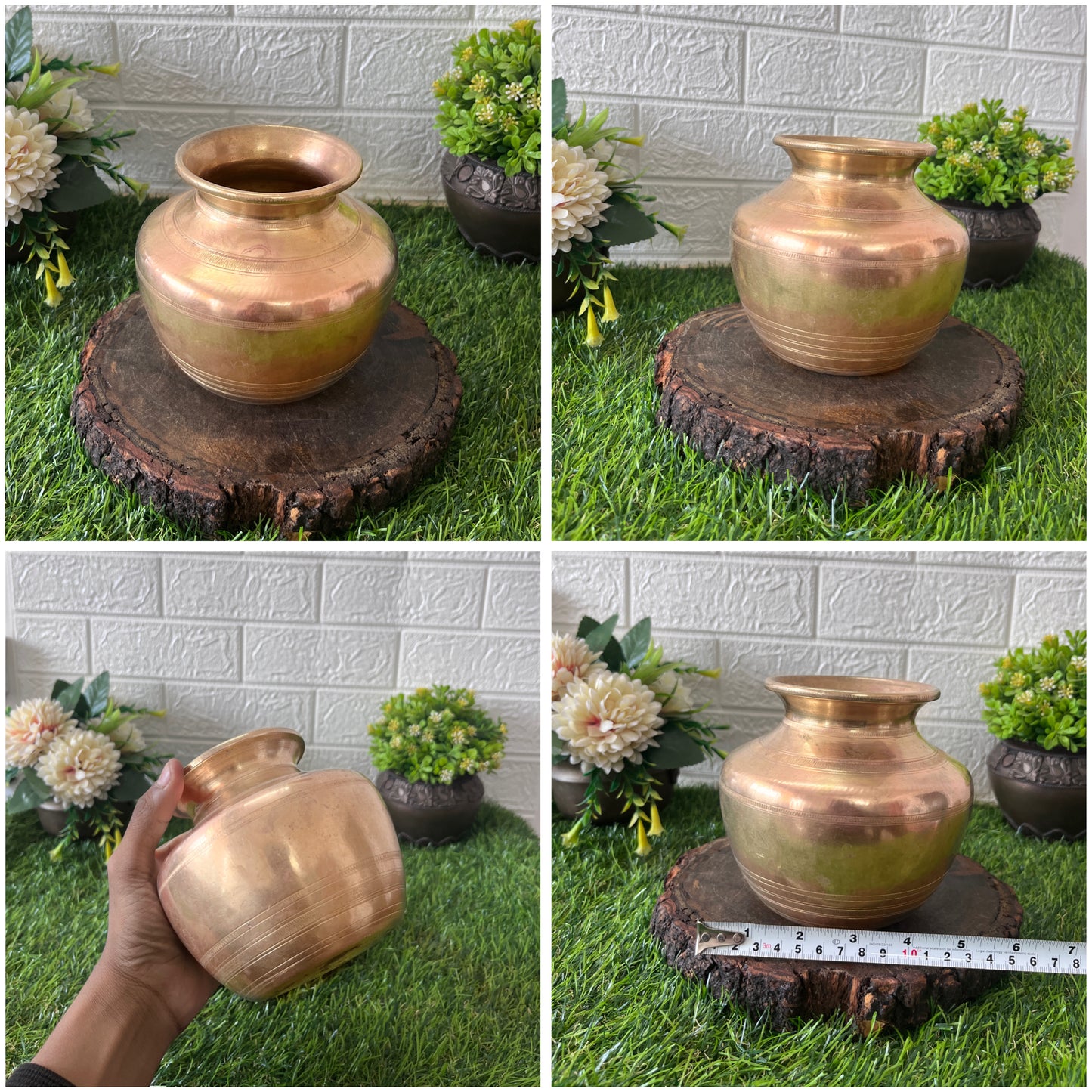 Brass Kalash - Antique Lota - Bombay Antiques