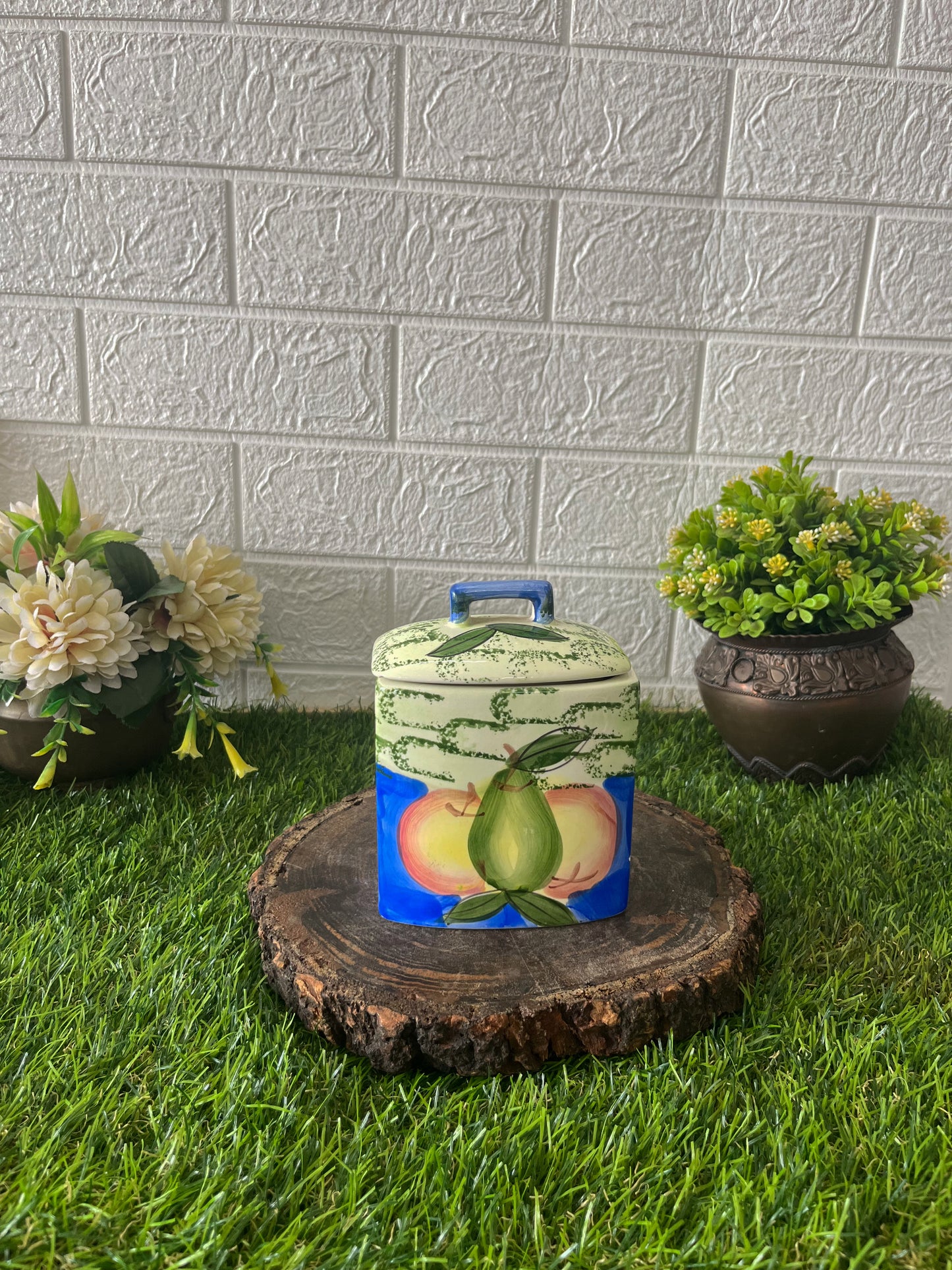 Vintage Ceramic Storage Box - Bombay Antiques