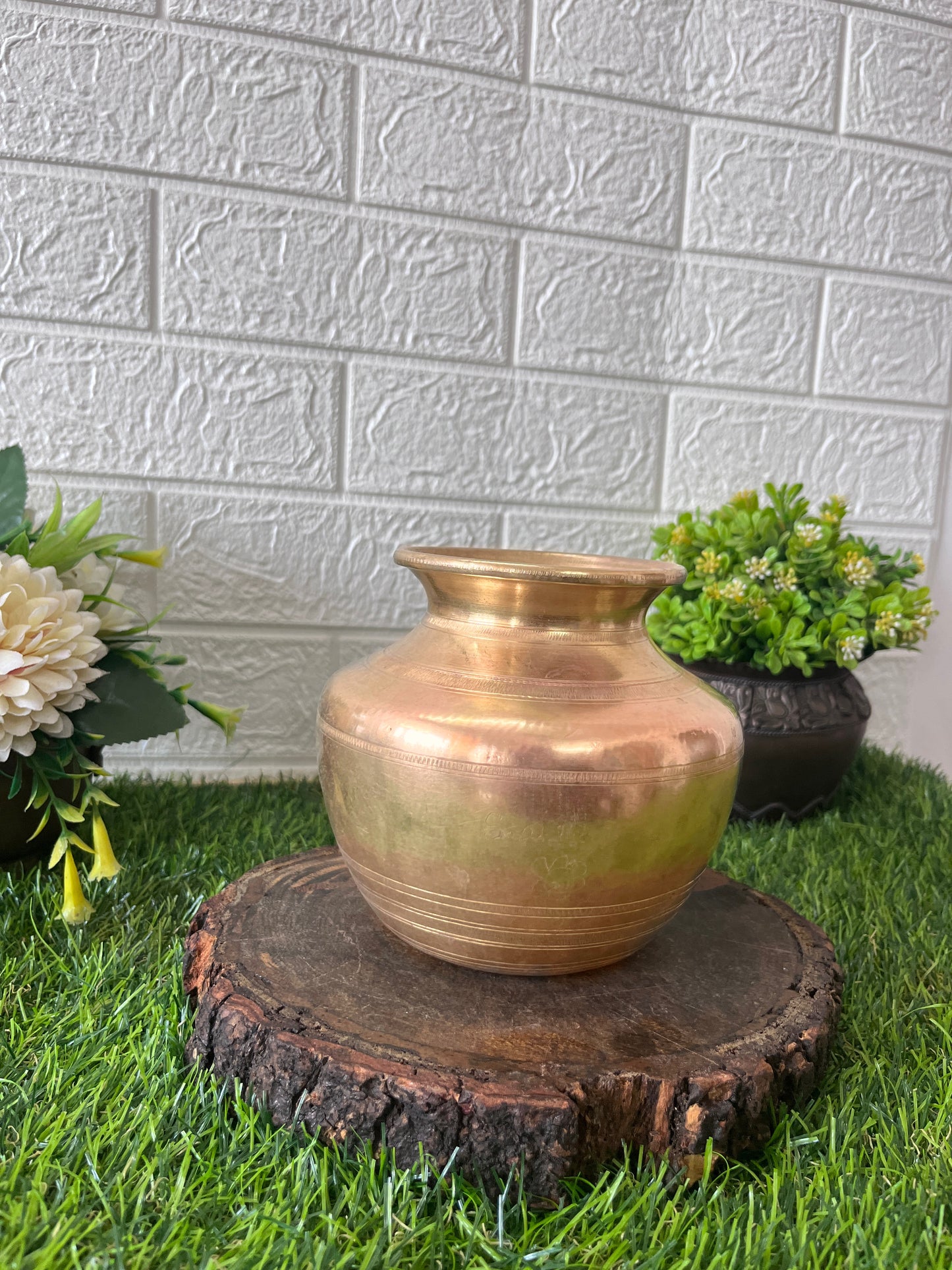 Brass Kalash - Antique Lota - Bombay Antiques