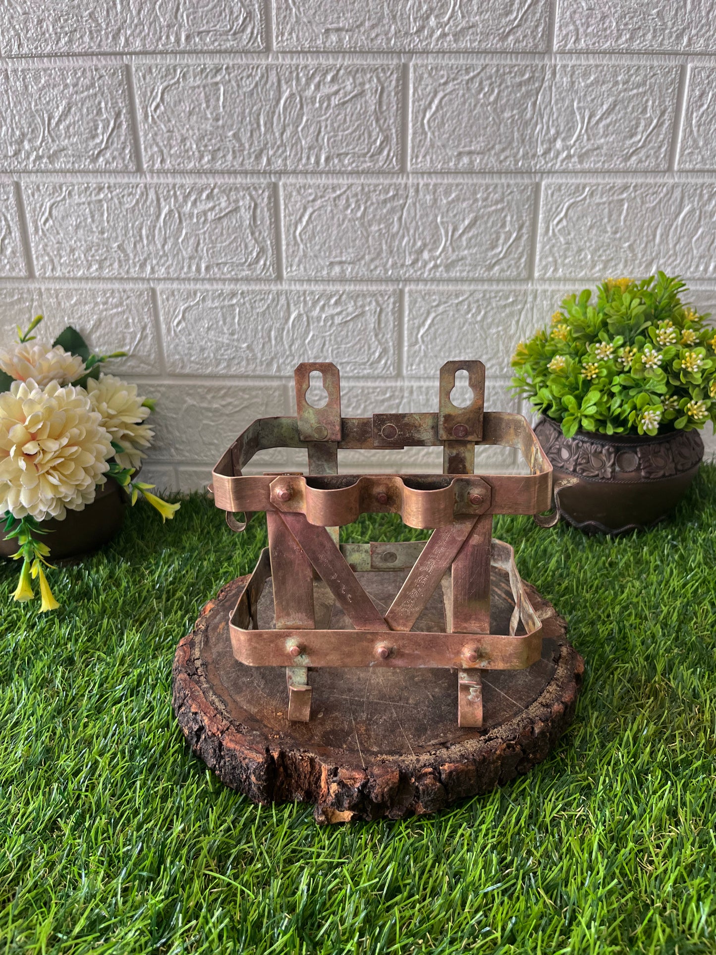 Brass Cups Holder by Bombay Antiques - Antique Item - Bombay Antiques