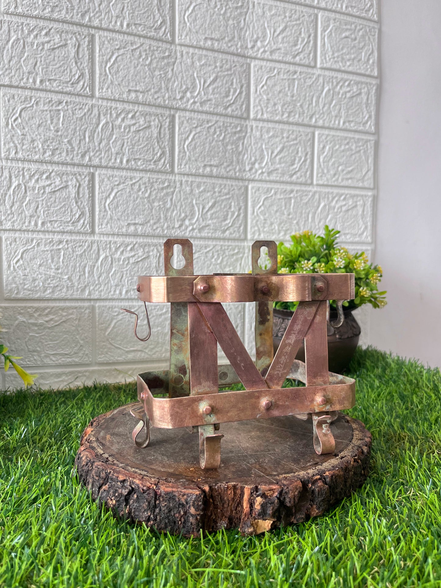 Brass Cups Holder by Bombay Antiques - Antique Item - Bombay Antiques