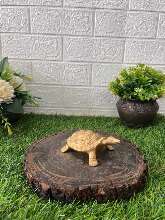 Brass Turtle - Antique Animal Figurine - Bombay Antiques