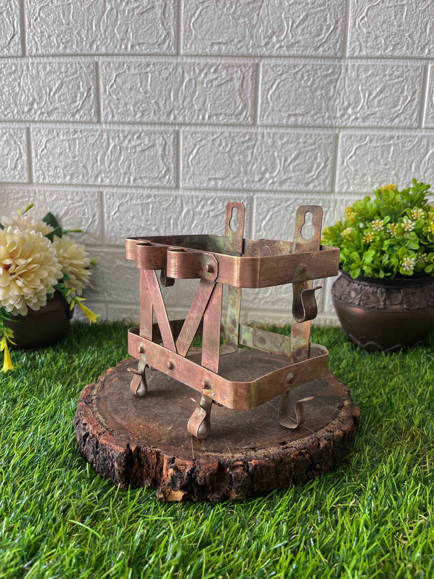 Brass Cups Holder by Bombay Antiques - Antique Item - Bombay Antiques