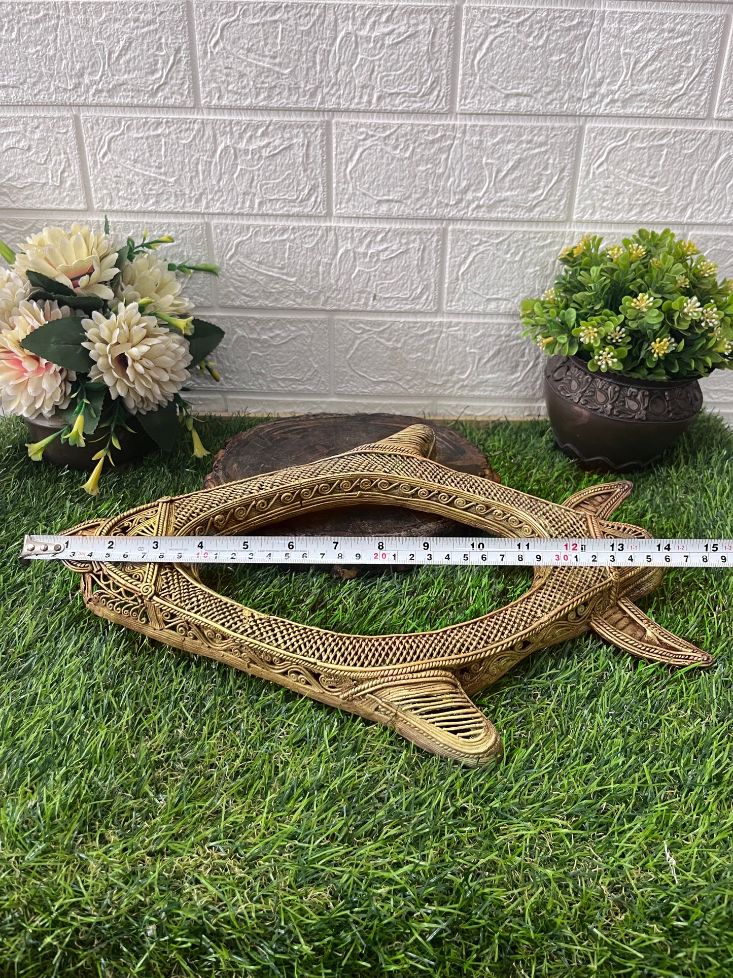 Antique Rare Brass Frame - Decor Item - Bombay Antiques