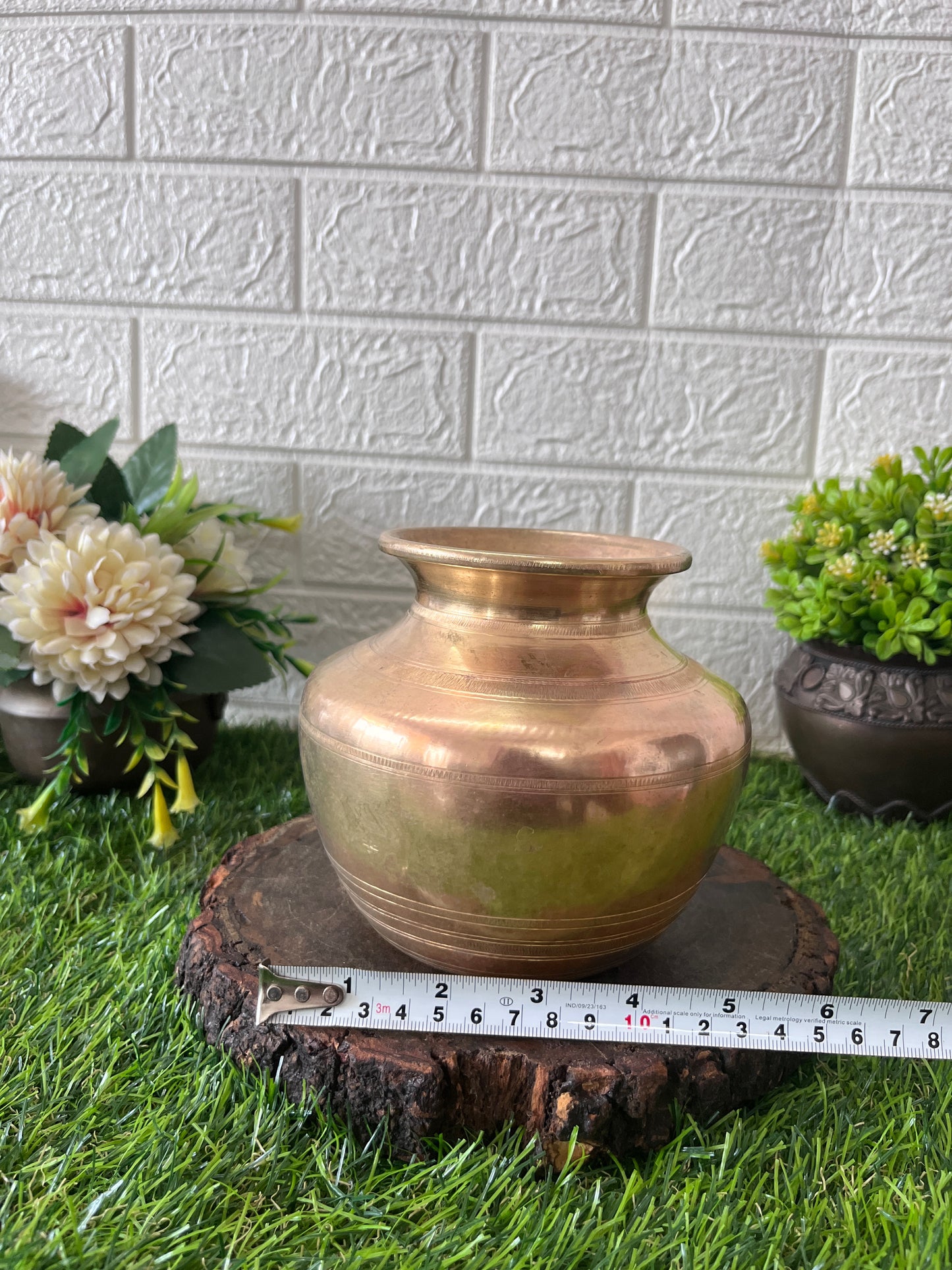Brass Kalash - Antique Lota - Bombay Antiques
