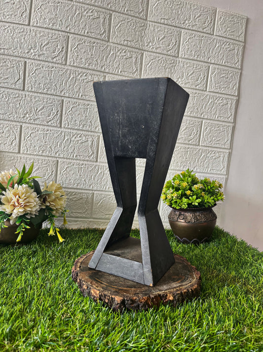 Antique Wooden Flower Pot - Bombay Antiques