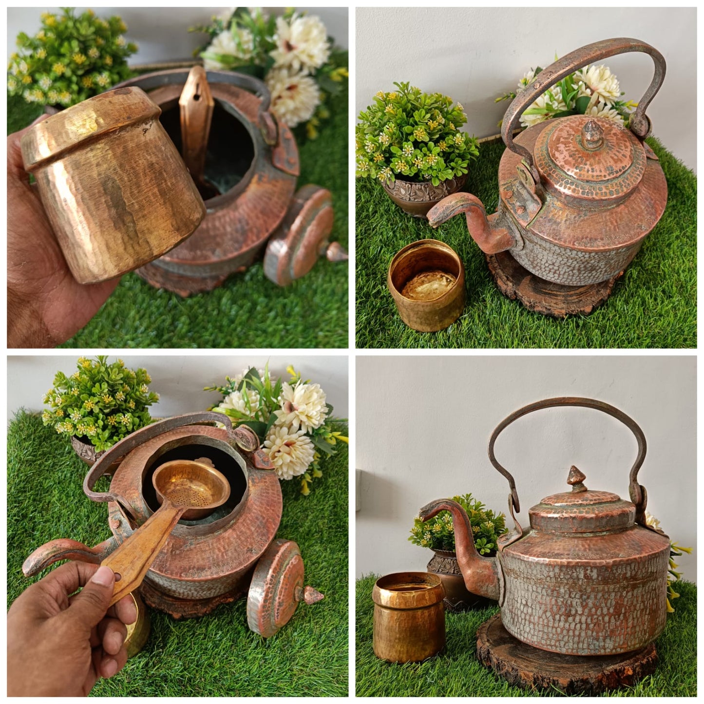 Antique Copper Kettle.🔥 - Bombay Antiques