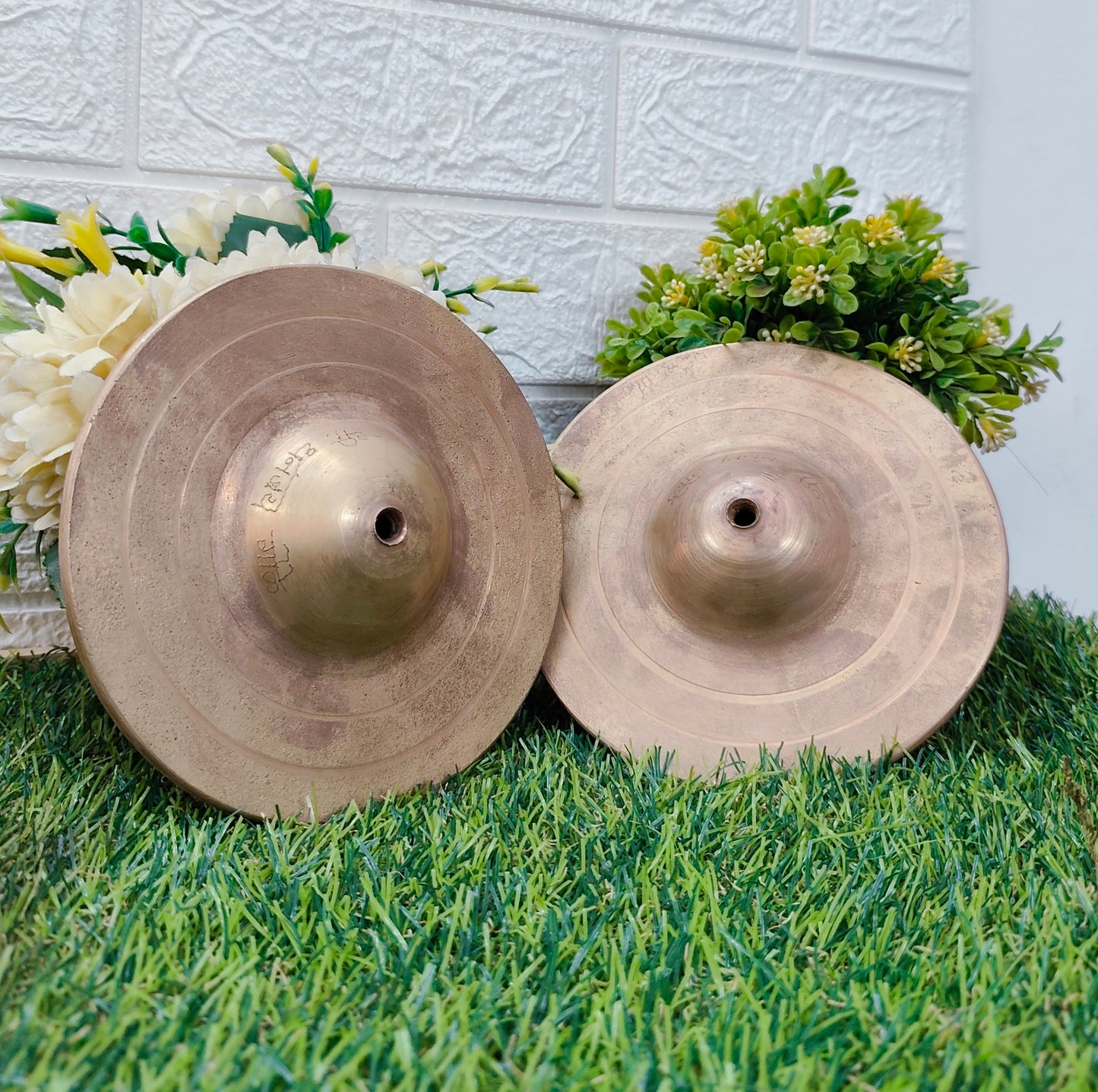 Antique Bronze Cymbal finger - Taal - Bombay Antiques