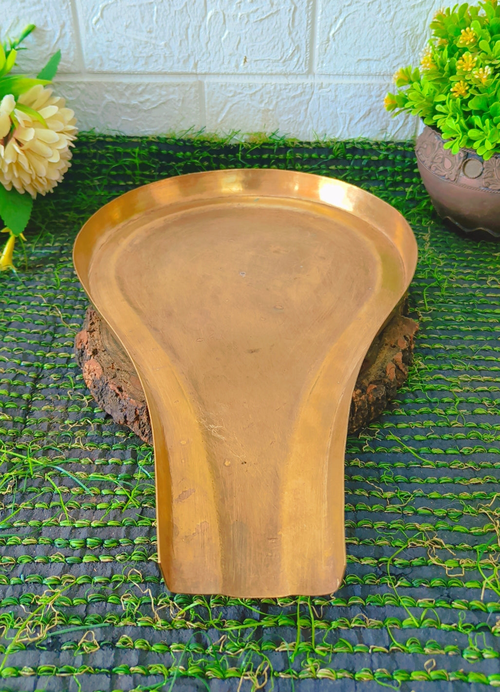 Antique Brass Ritual Plate