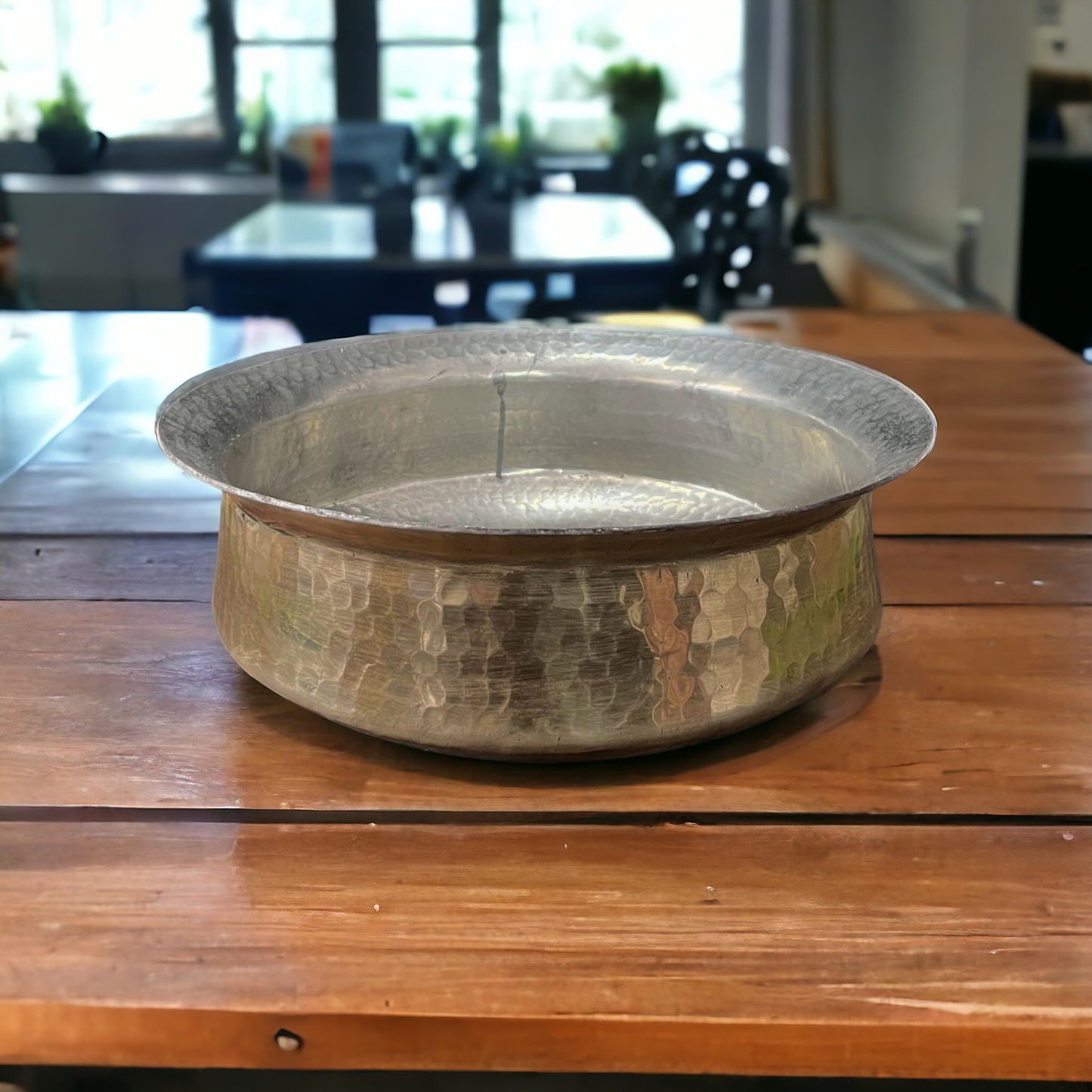 Brass Vintage Big Biryani Deg - Bombay Antiques Approved - Bombay Antiques