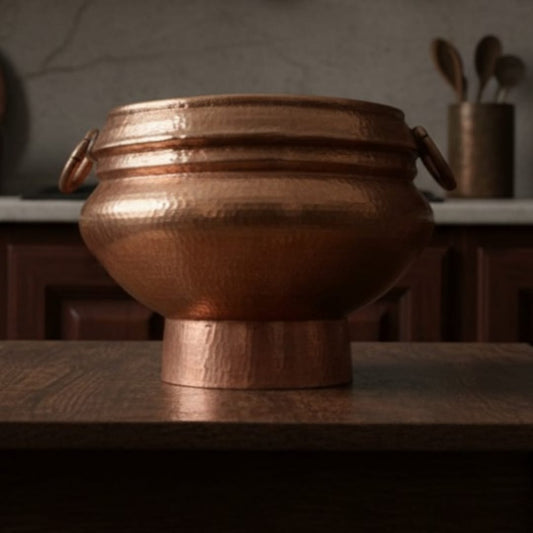 1985 Antique Copper Ghangalam | Traditional Copper Water Vessel 8L