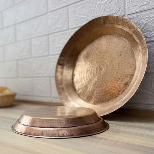 1993 Antique Brass Paraat in Pair | Traditional Brass Paraat