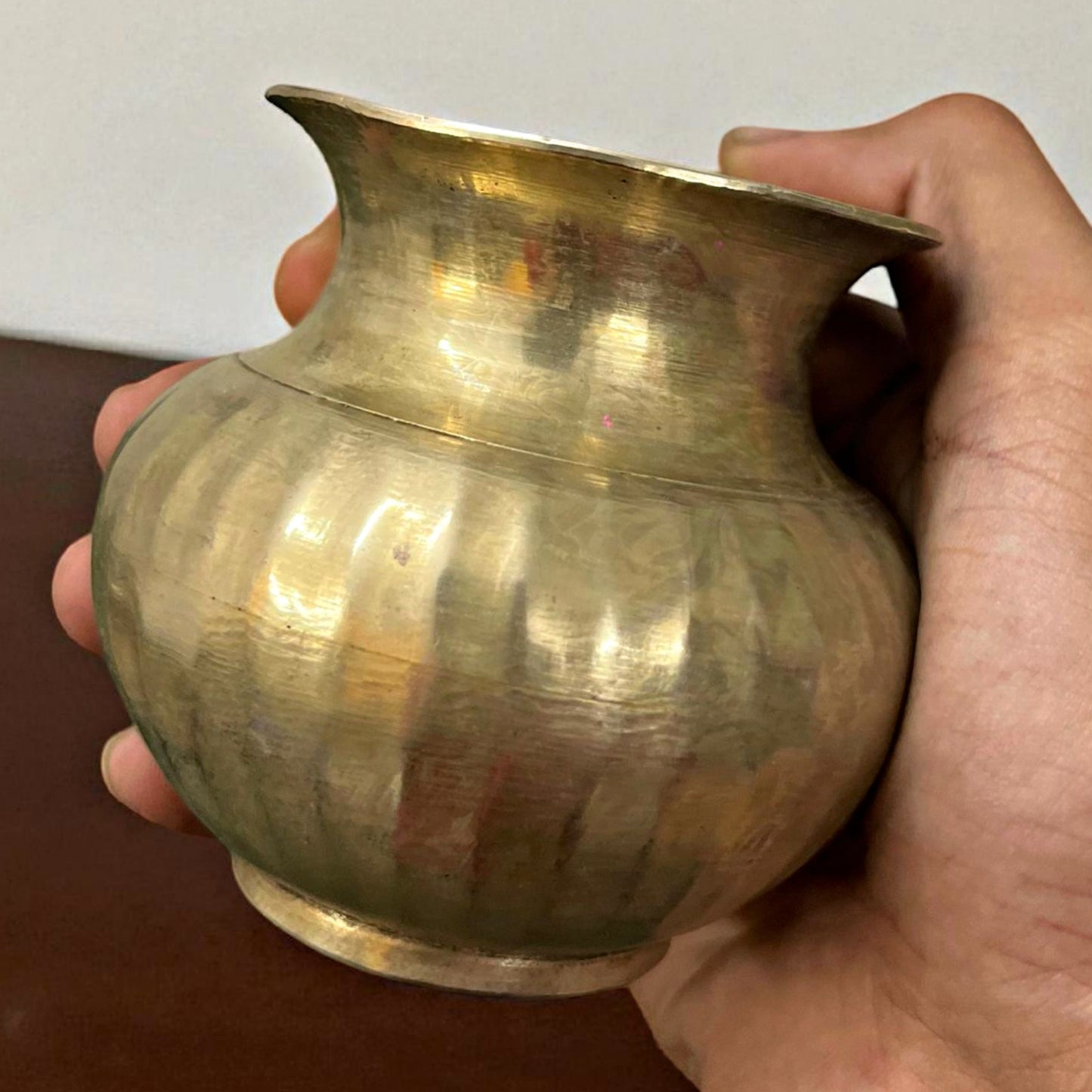 Antique Brass Kalash Pair | Pital Traditional Utensil