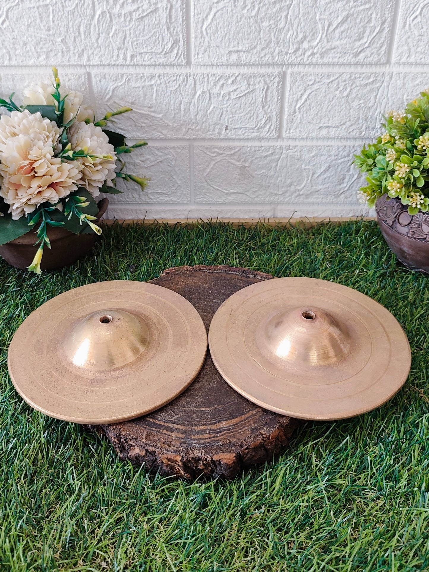 Antique Bronze Cymbal finger - Taal - Bombay Antiques