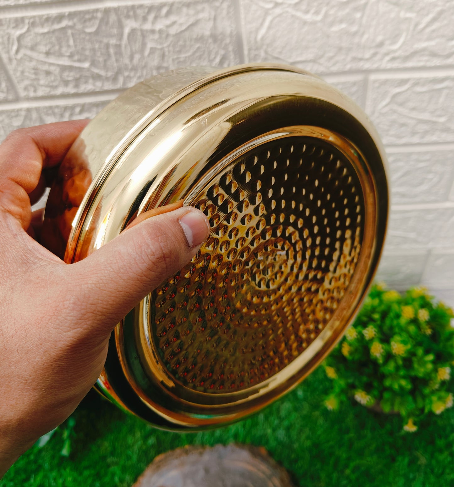 Brand New Brass Spice Box | Bombay Antiques Manufactured | Vintage Style Masala Dabba | Masala Dani for Storage | Kitchen Utensil