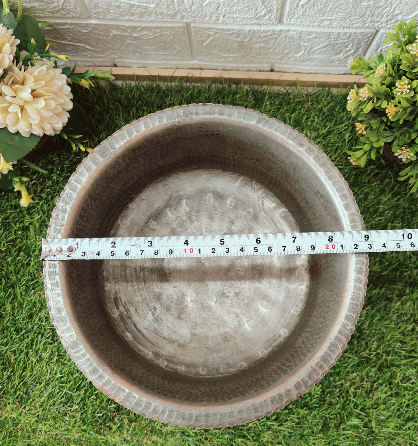 Antique Brass Cooking Bowl in Pair - Tapeli ๐ฅ - Bombay Antiques