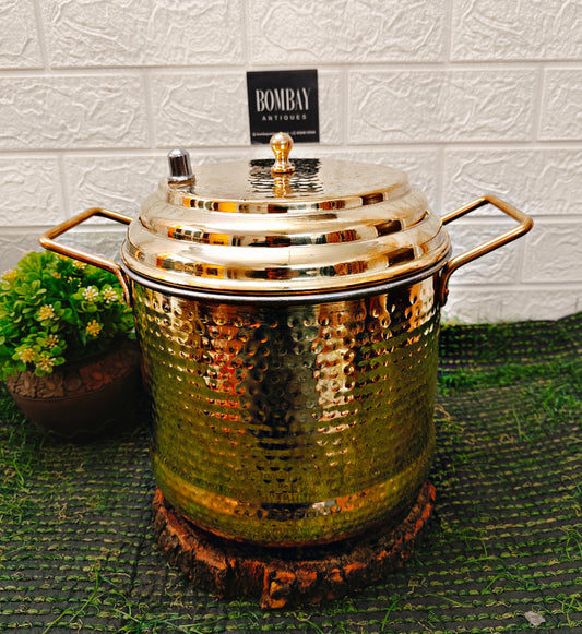 Brand New Brass Idli Maker with 24 Slots | Bombay Antiques Manufactured | Pital Idly Cooker | Maker | Kitchen Utensil