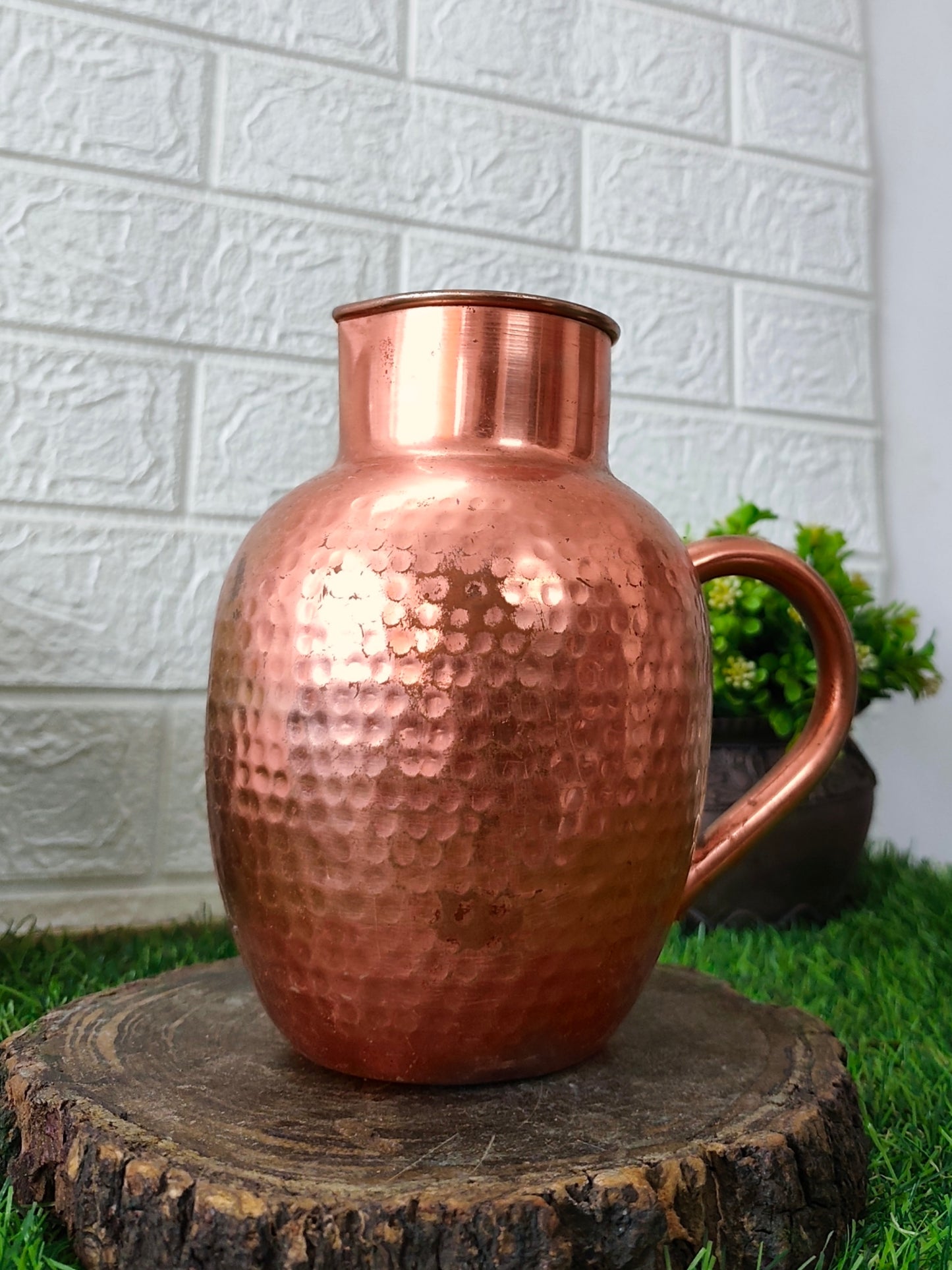 Antique Copper Vase - Decor Pot - Bombay Antiques