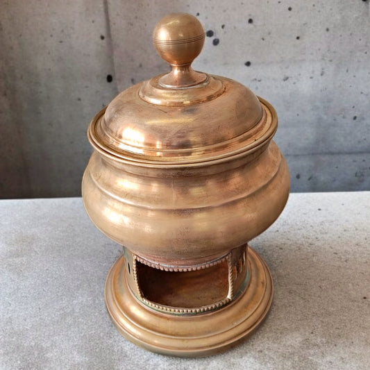 Antique Brass Buffet Chafing Dish | with Pital Food Warmer | Traditional Serving Set