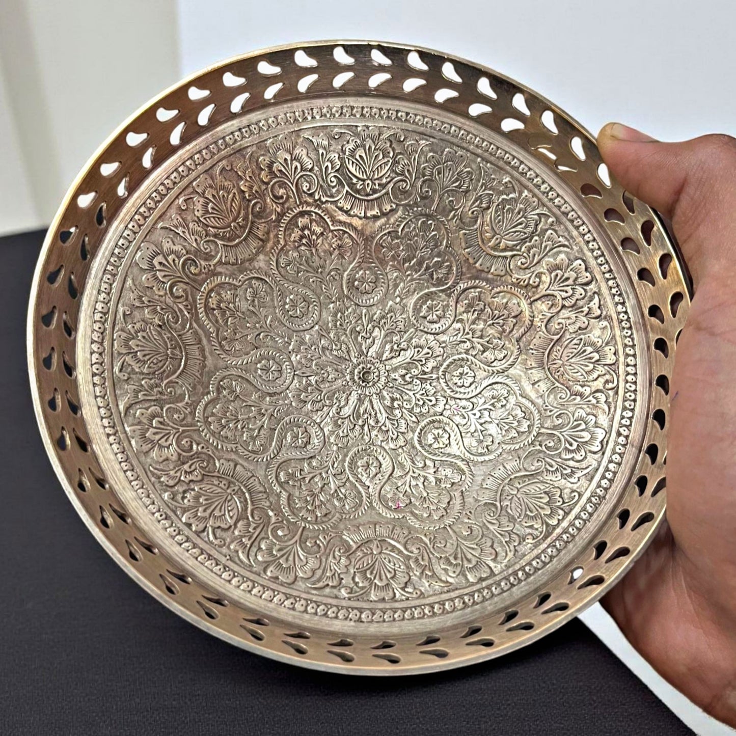 Antique Brass Serving Bowl in Pair | Traditional Tableware & Home Décor