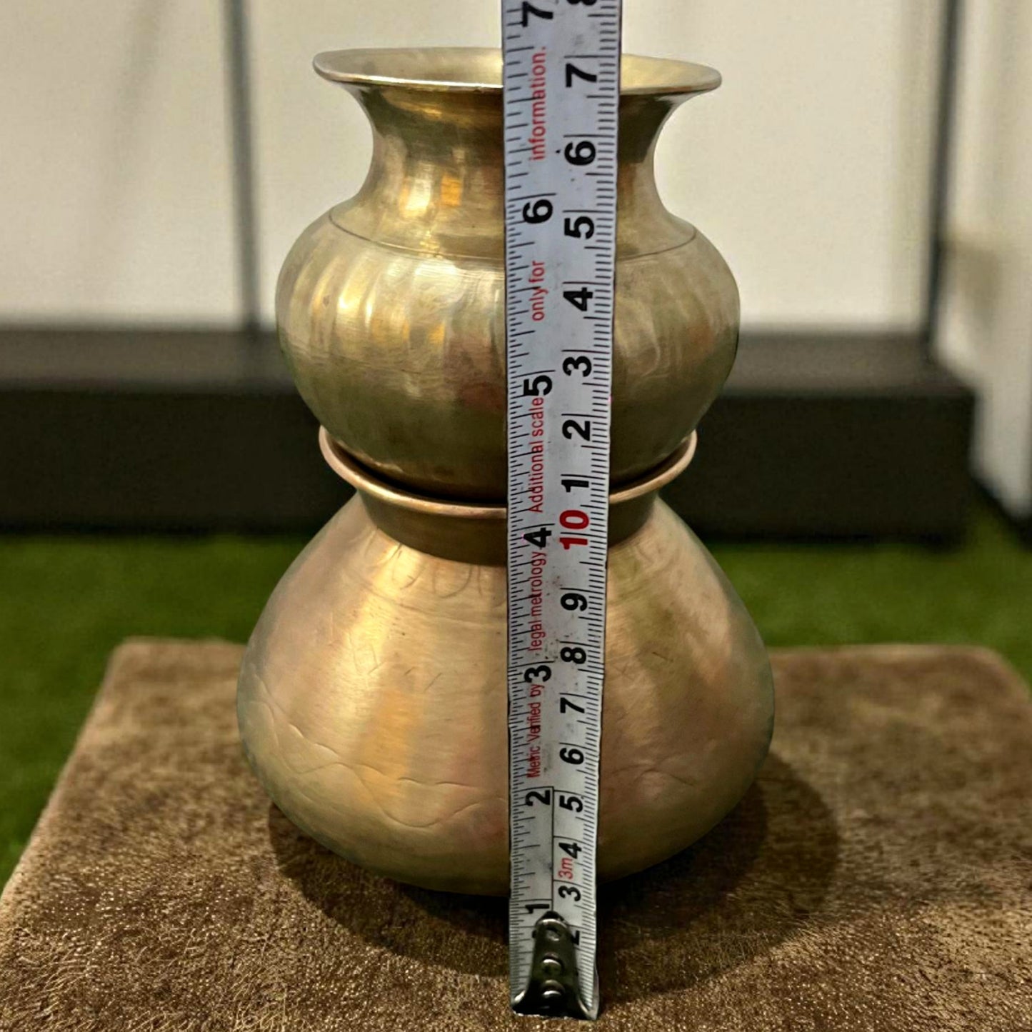 Antique Brass Kalash Pair | Pital Traditional Utensil
