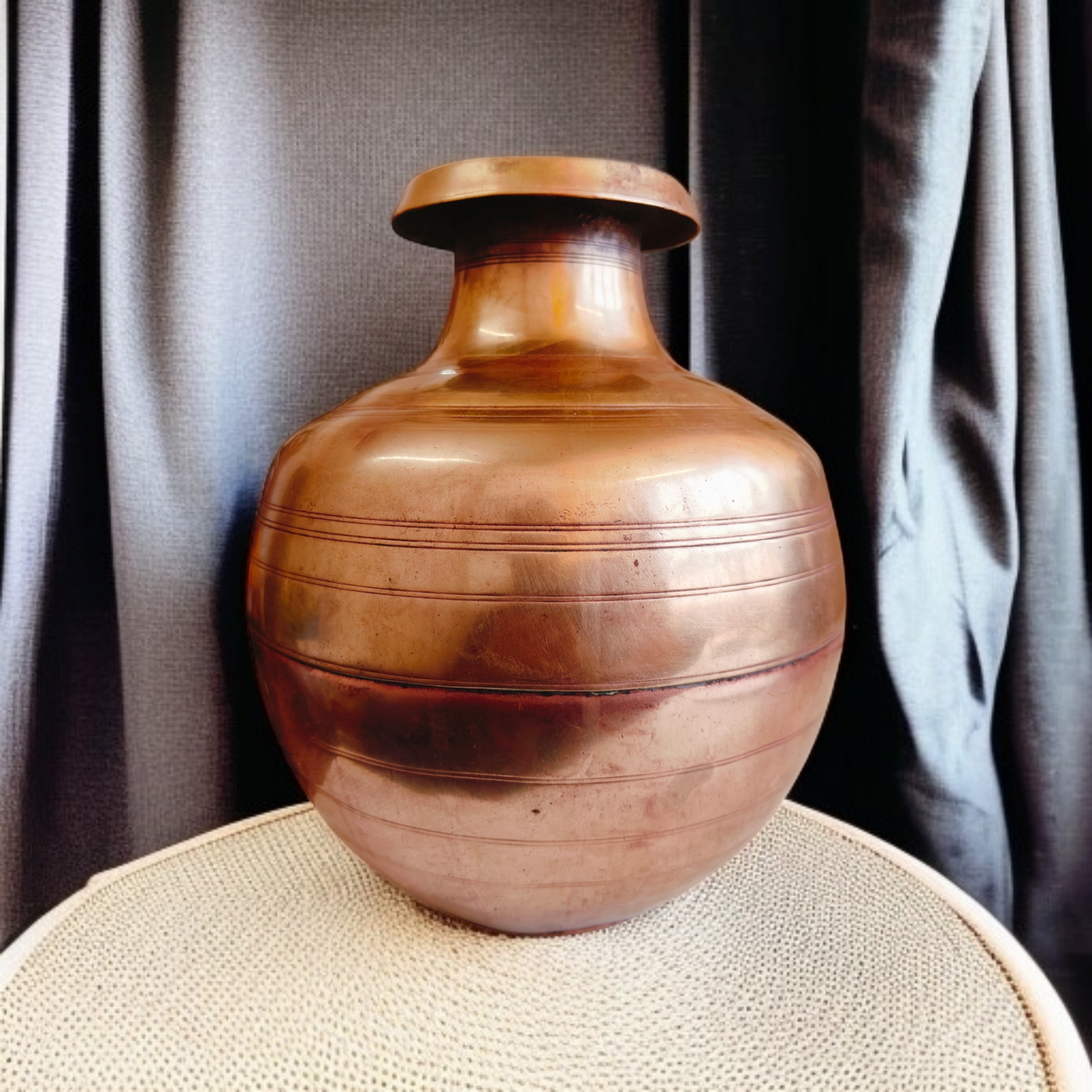 Antique Brass Rare Big Size Pot
