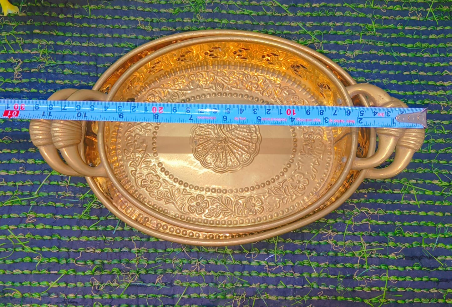 New Brass Basket in Pair - In Vintage Style