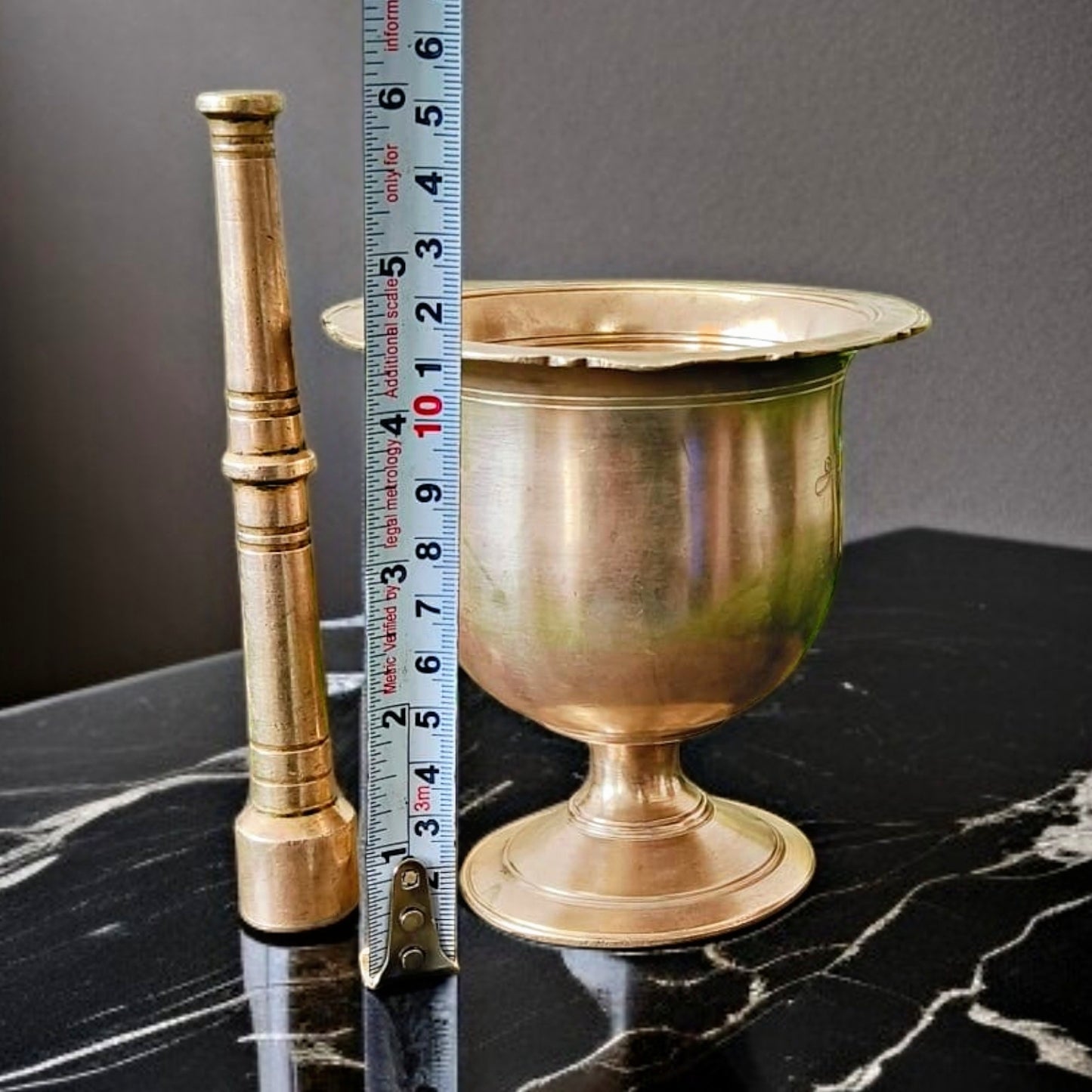Antique Brass Khalbatta | Traditional Grinder | Kitchenware