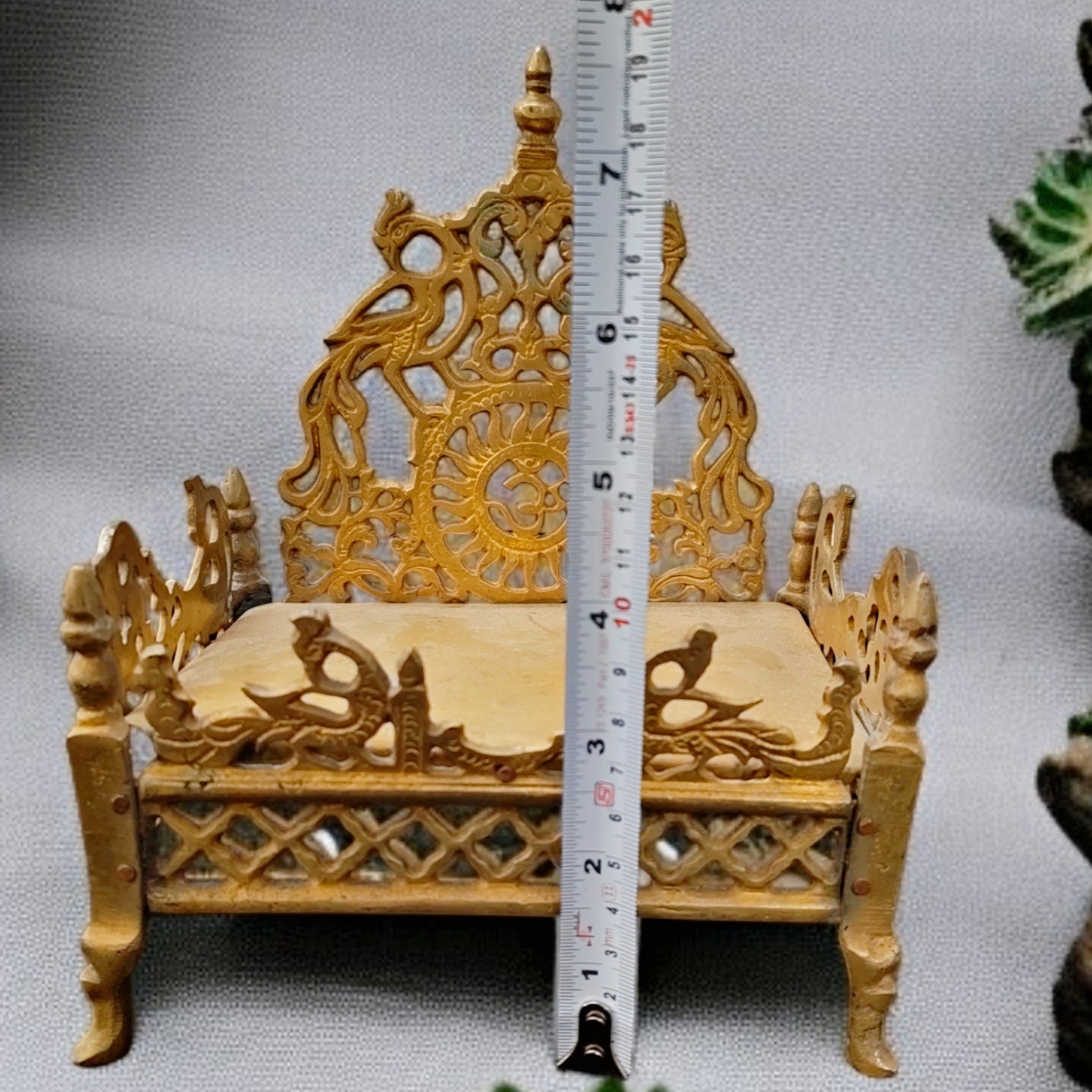 Antique Pital Singhasan | Traditional Brass Display Base