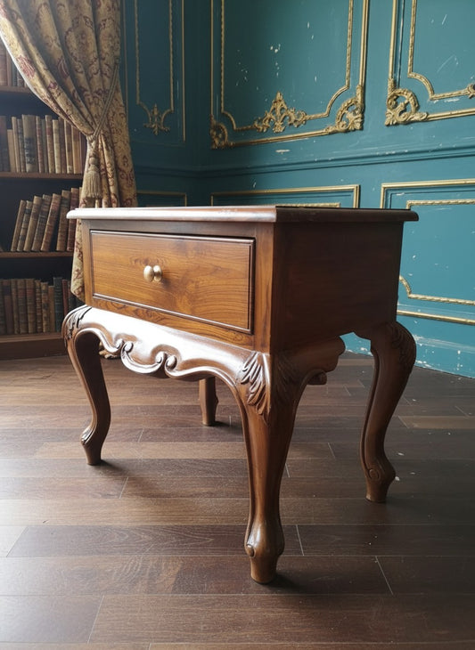 1994 Vintage Teakwood Drawer | Traditional Wooden Furniture