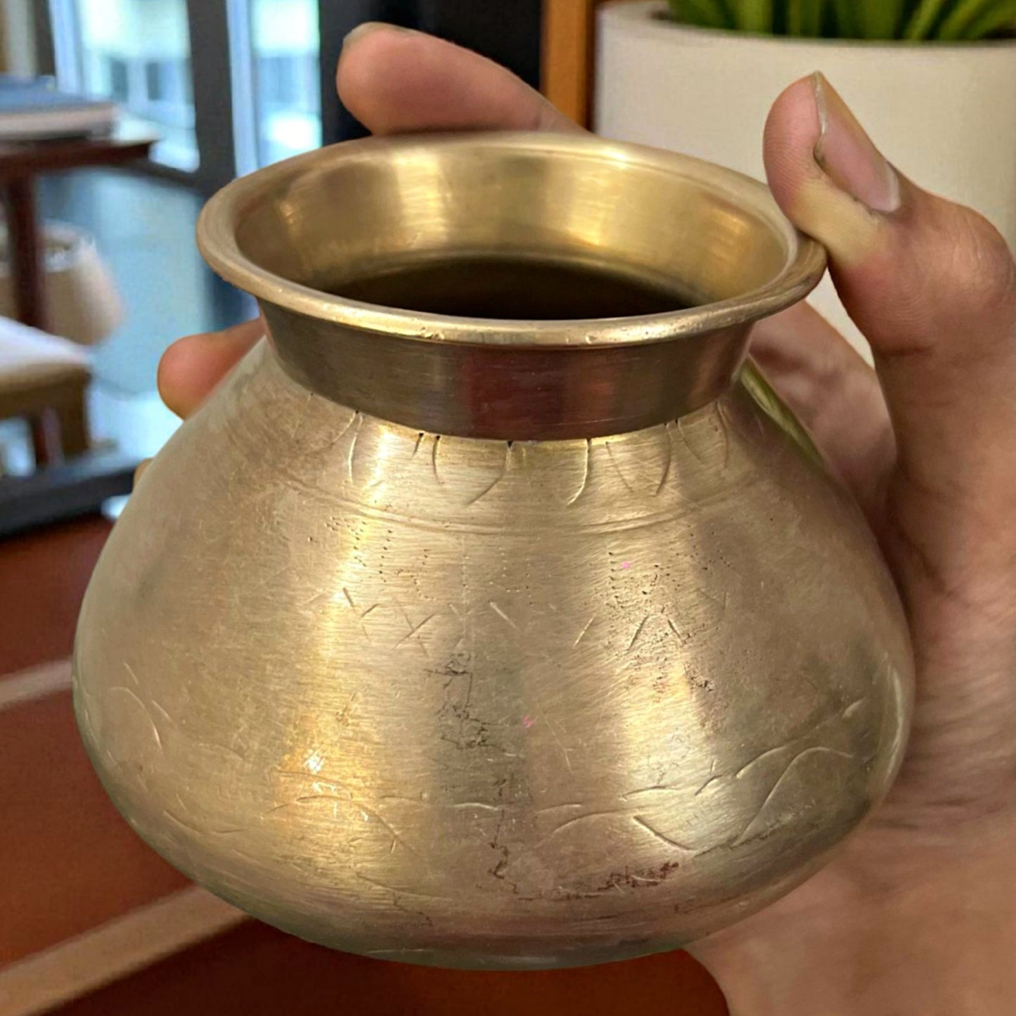 Antique Brass Kalash Pair | Pital Traditional Utensil