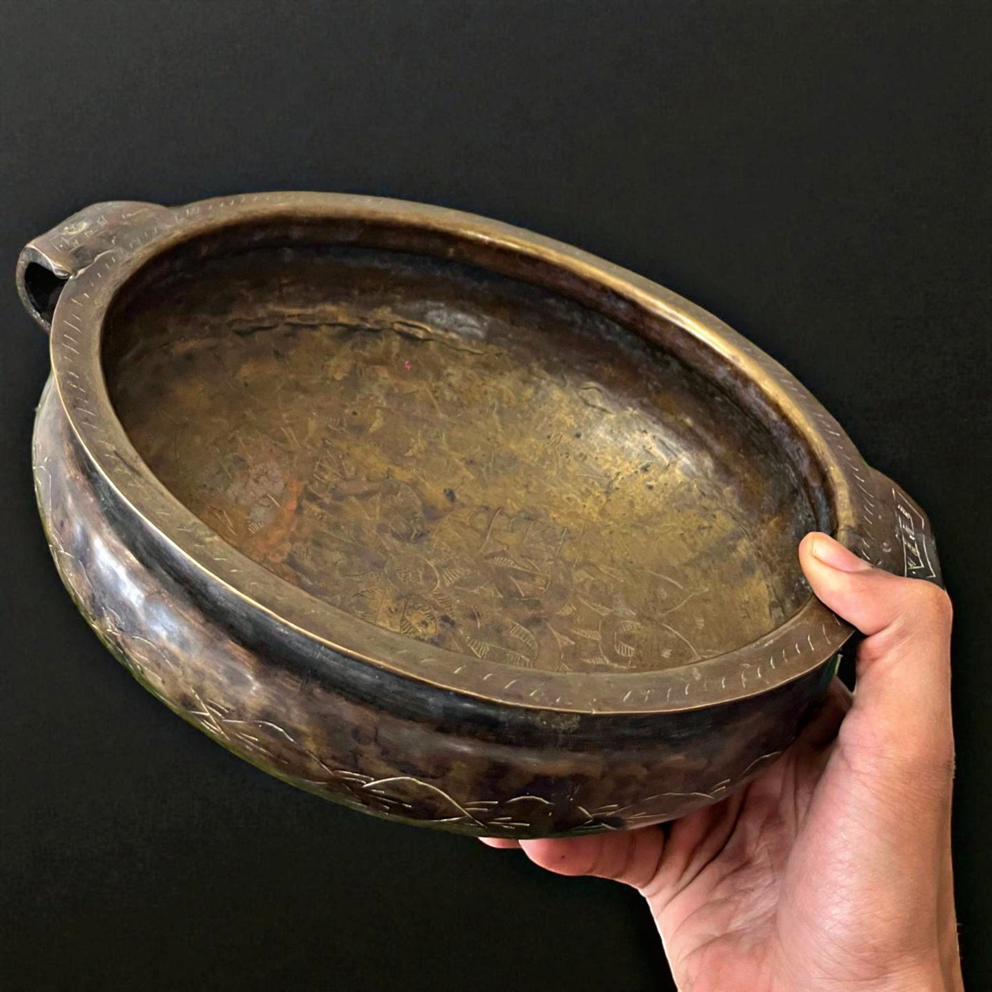 Antique Brass Urli | Traditional Décor & Festive Bowl