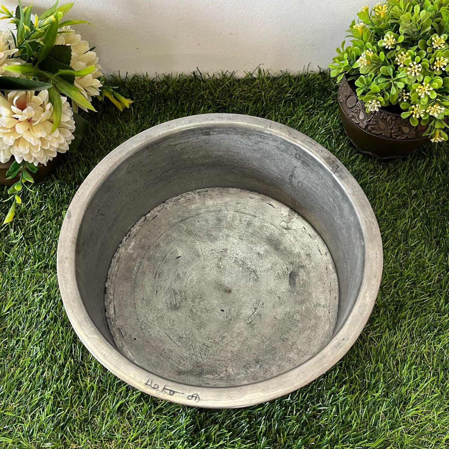 Antique Brass South Indian Cooking Bowl - Bombay Antiques