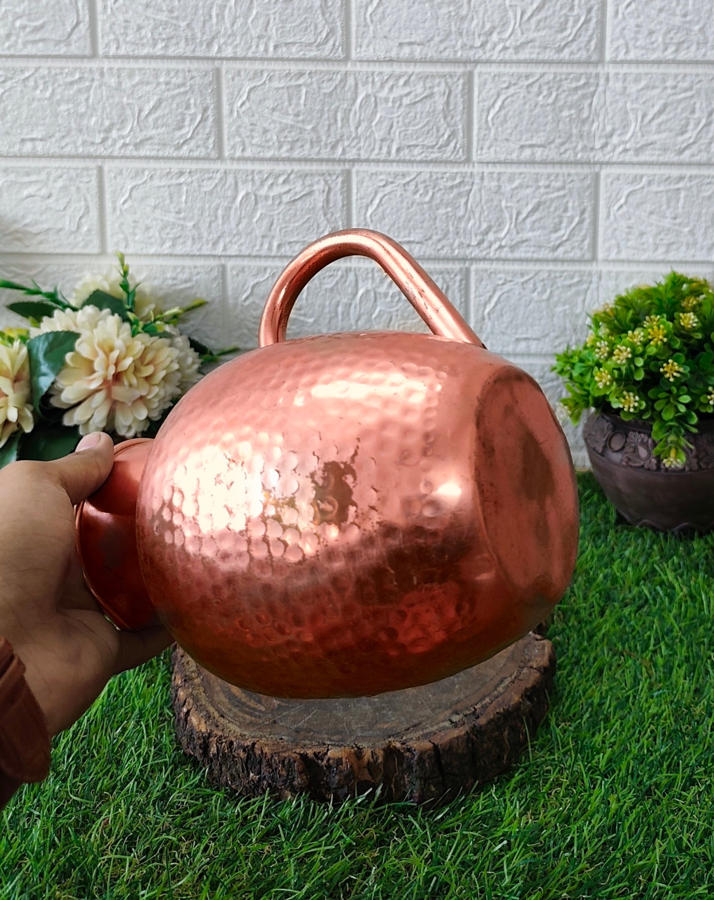 Antique Copper Vase - Decor Pot - Bombay Antiques