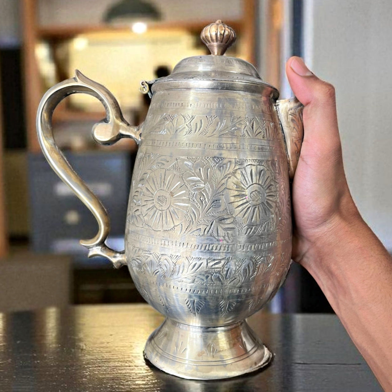 Antique Brass Refreshment Set | Traditional Serveware & Décor Collection
