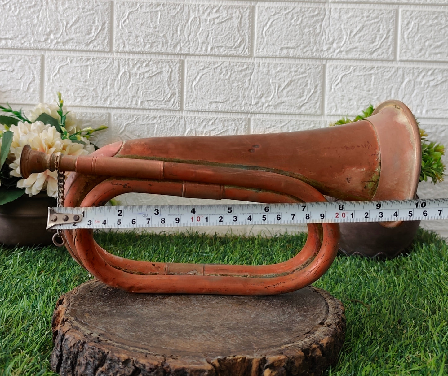 Antique Copper Bugle