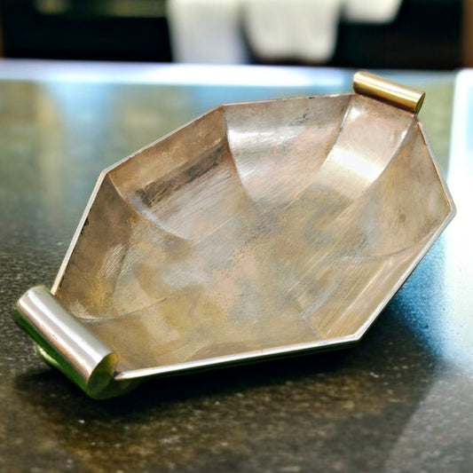 Antique Brass Serving Oval Shaped Dish | Pital Serving Bowl | Traditional Living Room Item