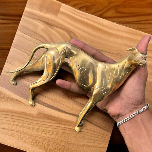 Antique Brass Dog Decor | Traditional Decor Showpiece