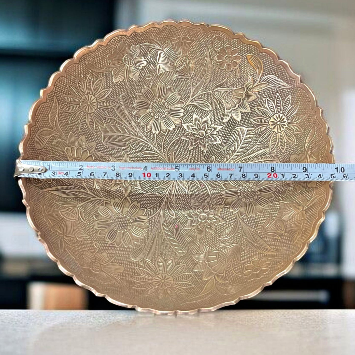 Antique Brass Serving Bowl | Pital Traditional Kitchenware