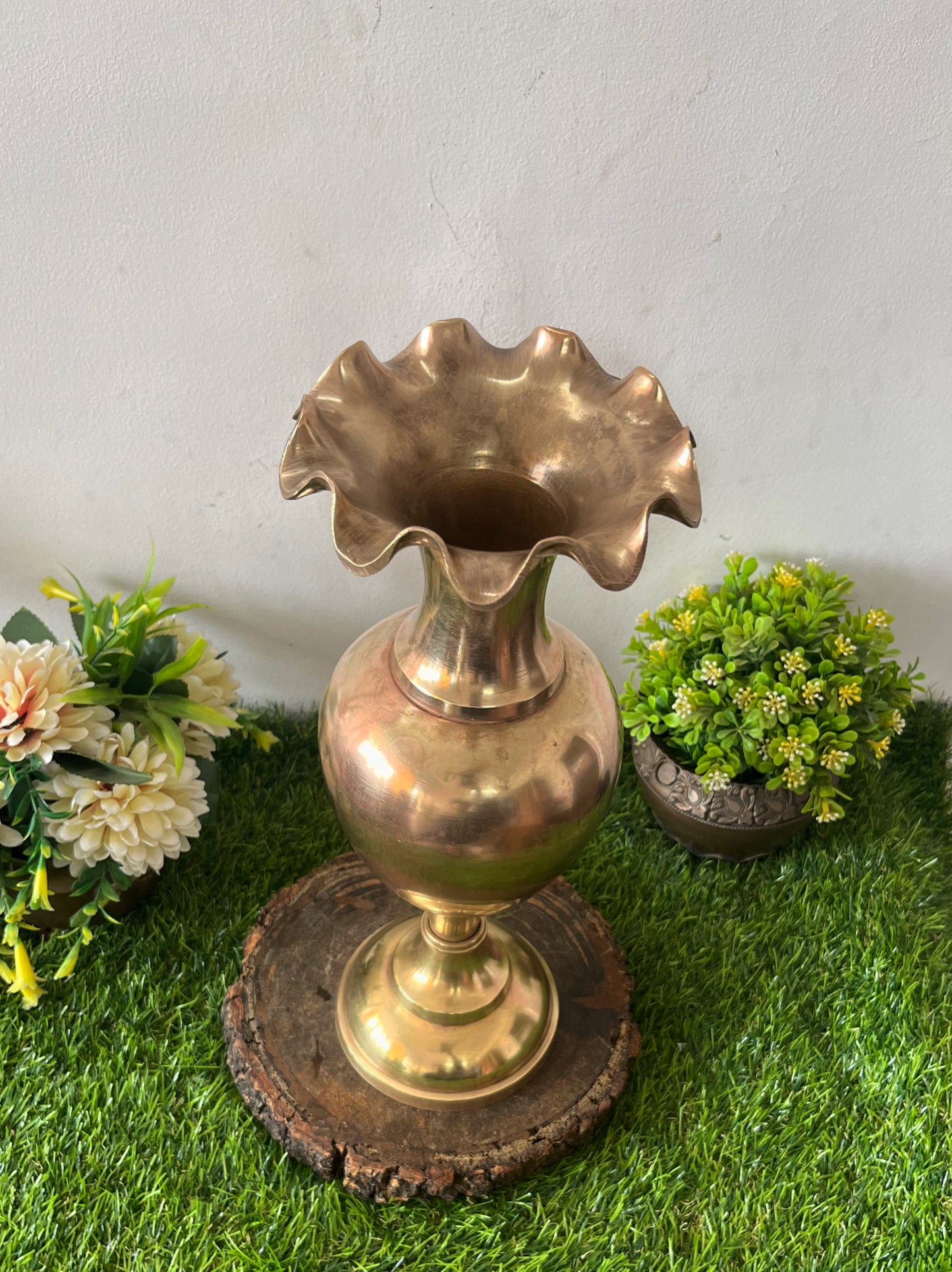 Antique Brass Vase