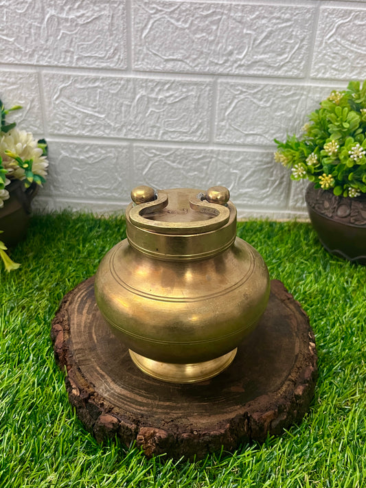 Brass Gangajal Kalash - Antique Gangajal Lota