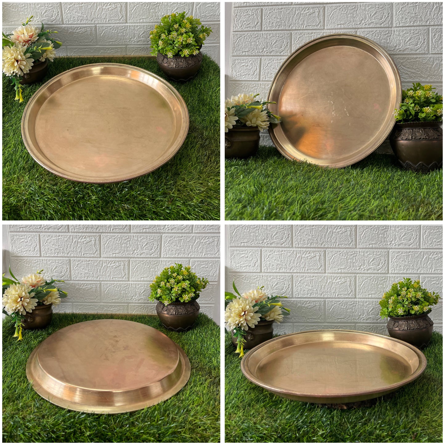 Brass Plate by Bombay Antiques in big size