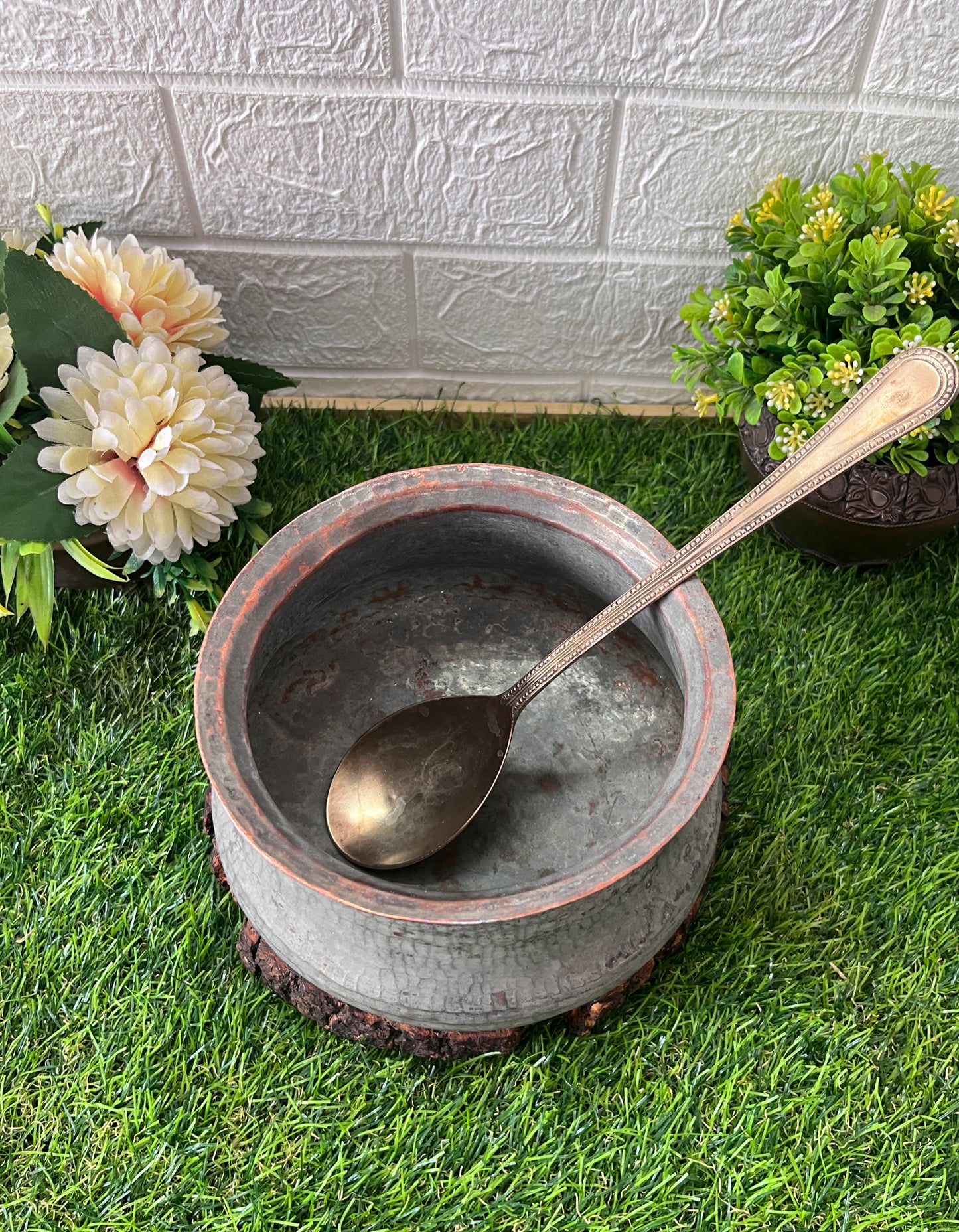 Copper Deg With Ladle - Antique Cookware