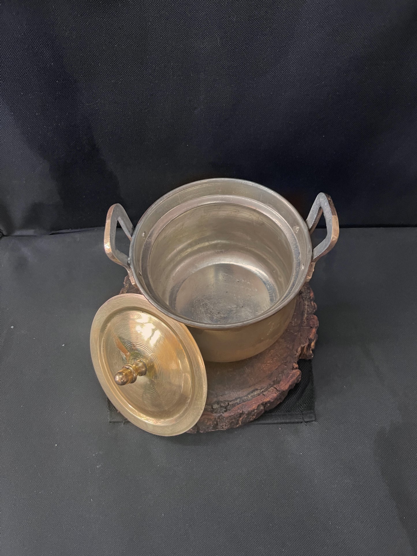 Brass Vintage Medium Size Cha Patra - Bombay Antiques Approved